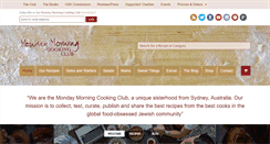 Desktop Screenshot of mondaymorningcookingclub.com.au