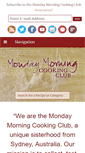 Mobile Screenshot of mondaymorningcookingclub.com.au
